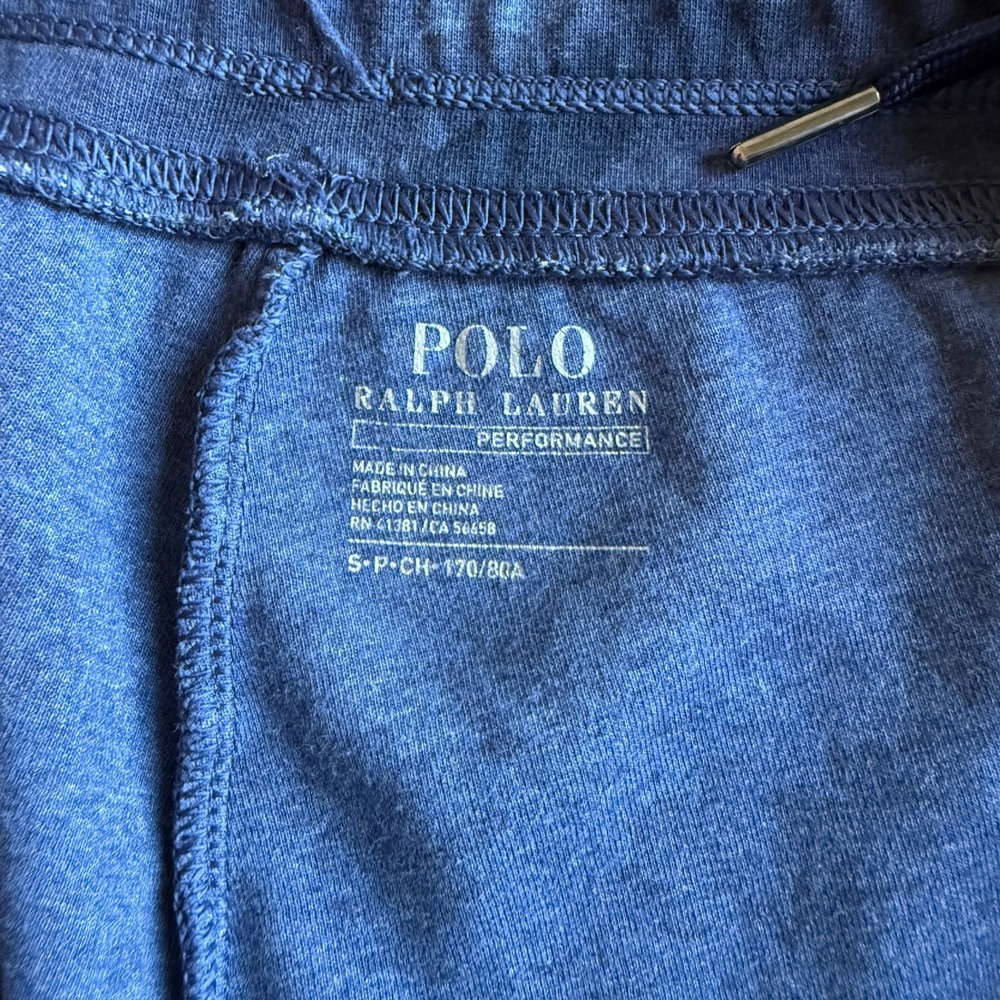 Polo Ralph Lauren Mens Blue Camo Performance Jogger Sweatpants Small - Picture 4 of 9